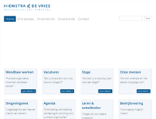 Tablet Screenshot of hiemstraendevries.nl